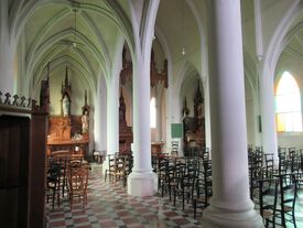 Intérieur de l'église de Beugny